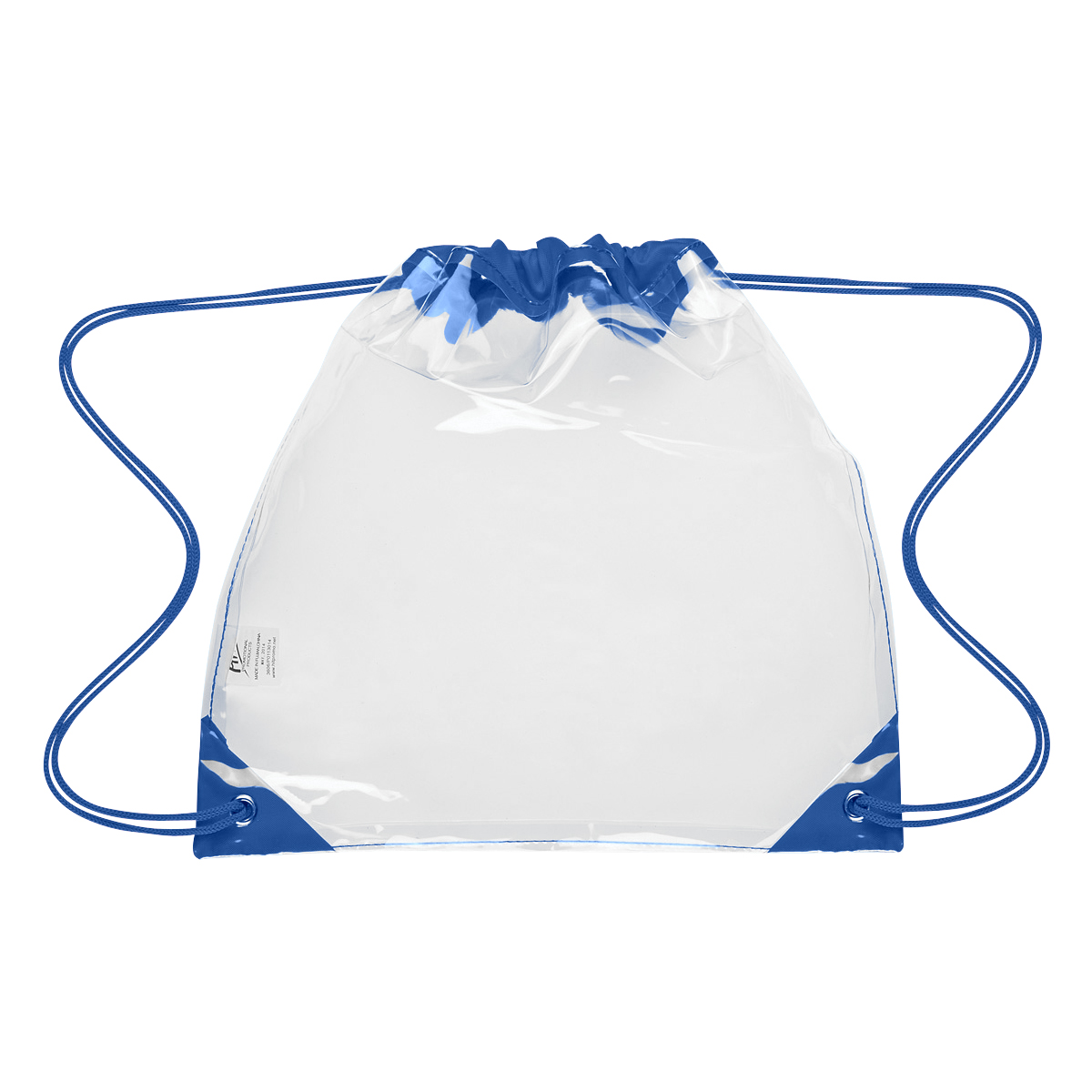 Touchdown Clear EVA Drawstring Backpack view 6