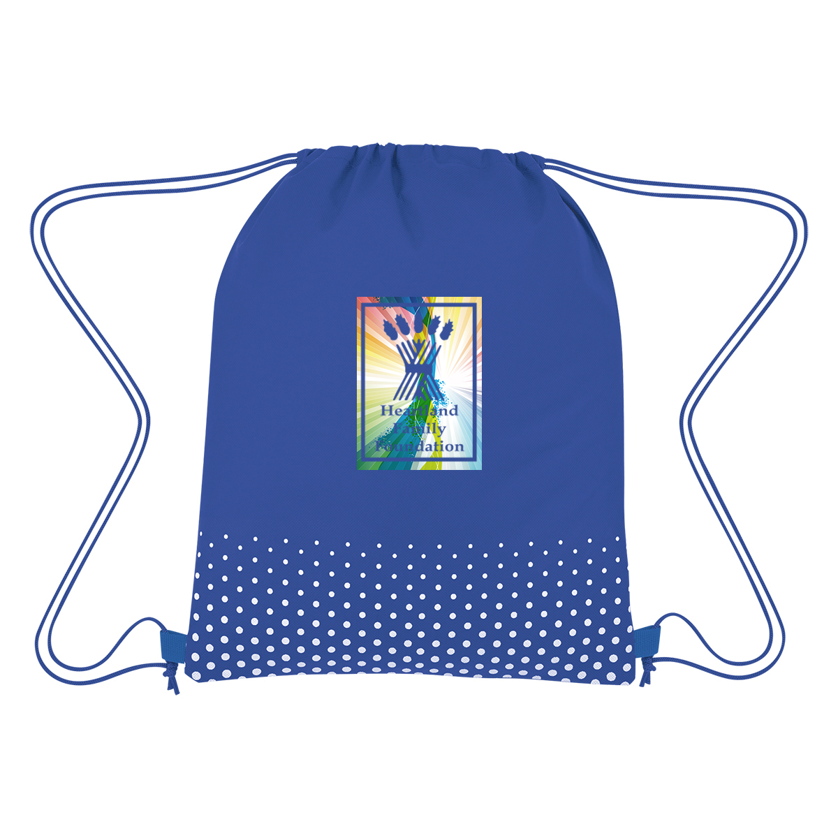 Connect The Dots Non-Woven Drawstring Bag view 6