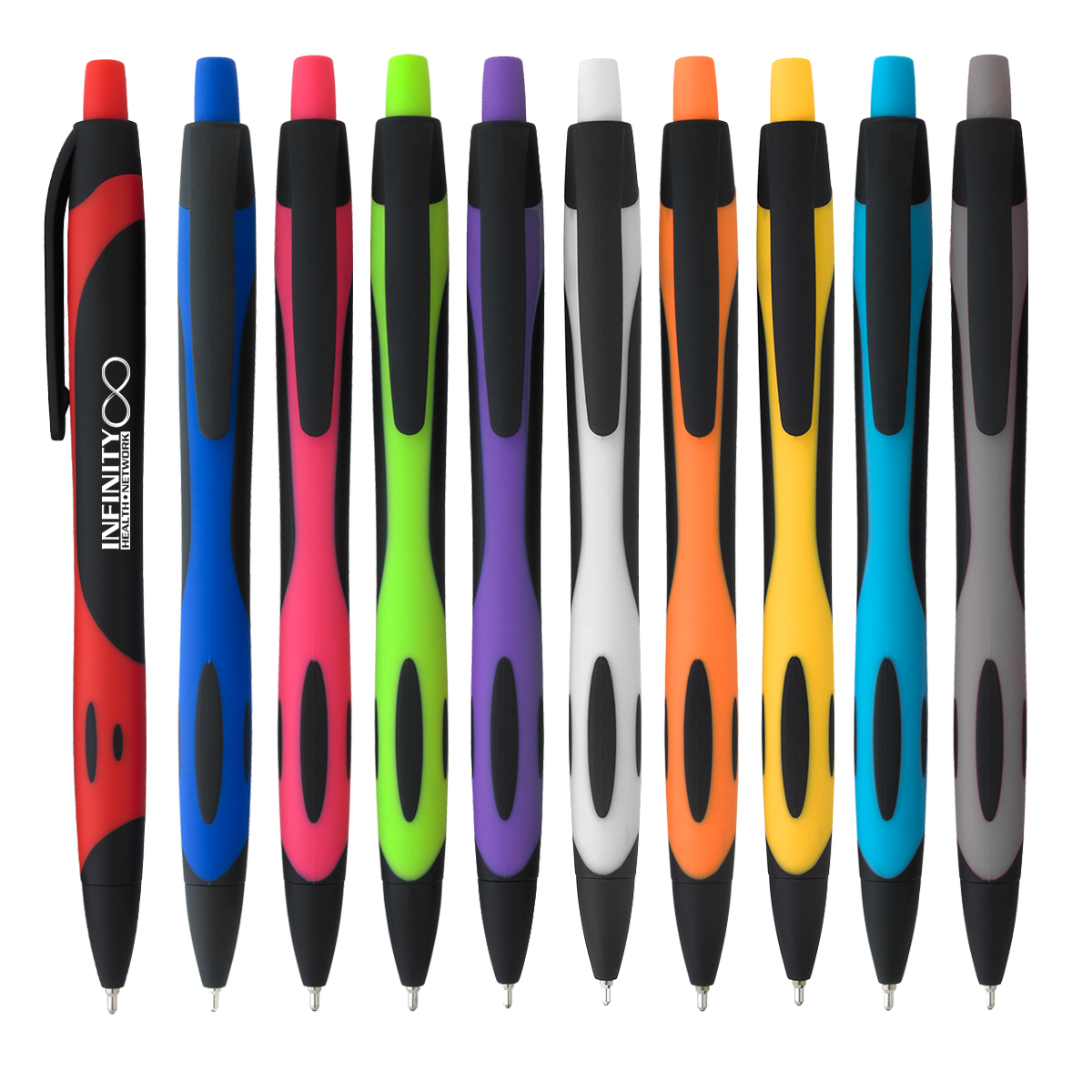 Two-Tone Sleek Write Rubberized Pen