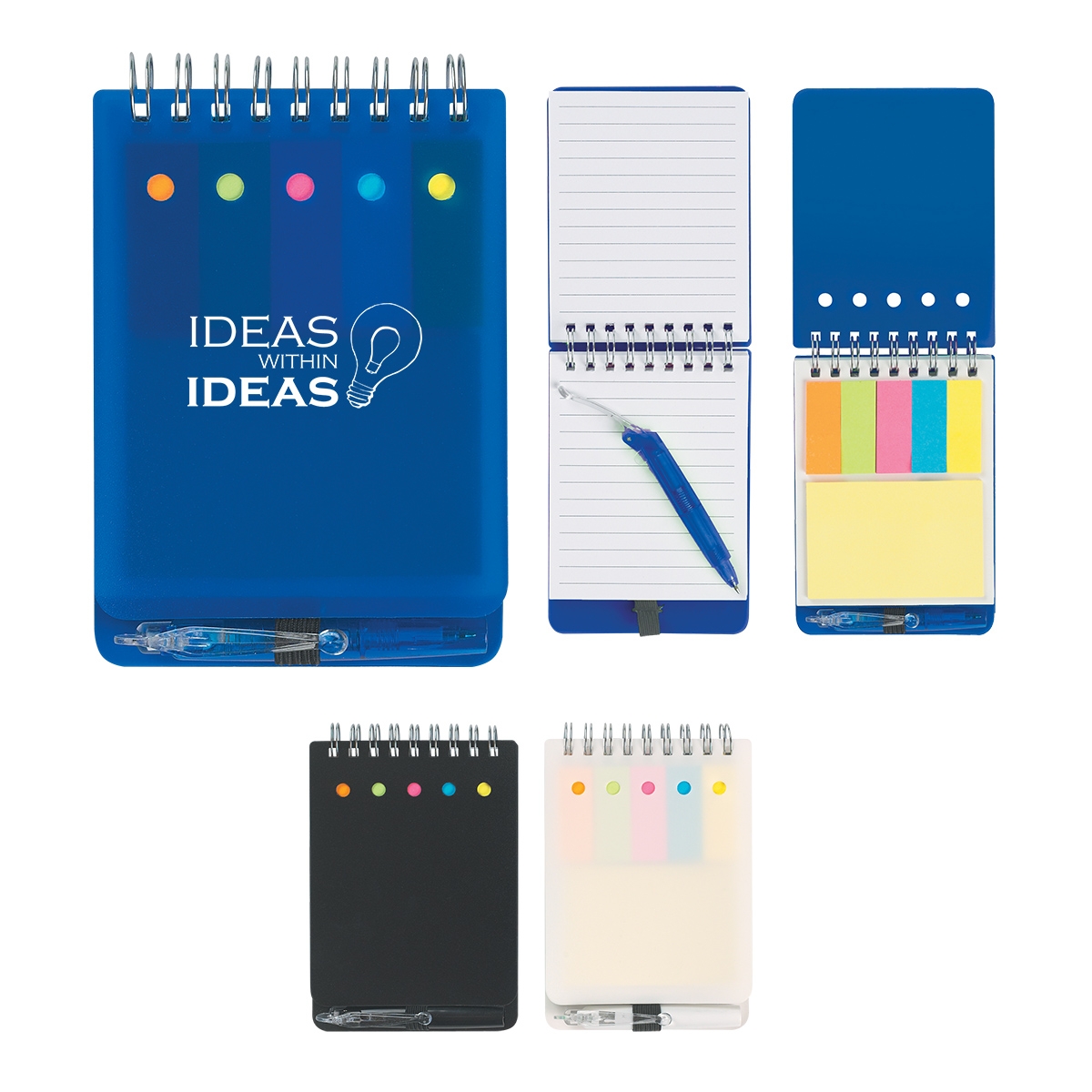 Spiral Jotter with Sticky Notes