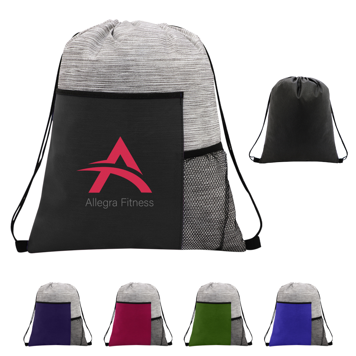 Fresno Non-Woven Drawstring Bag