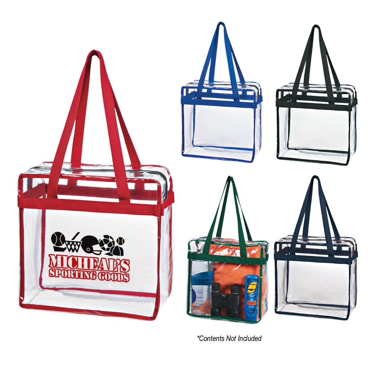 Clear EVA Tote Bag with Zipper