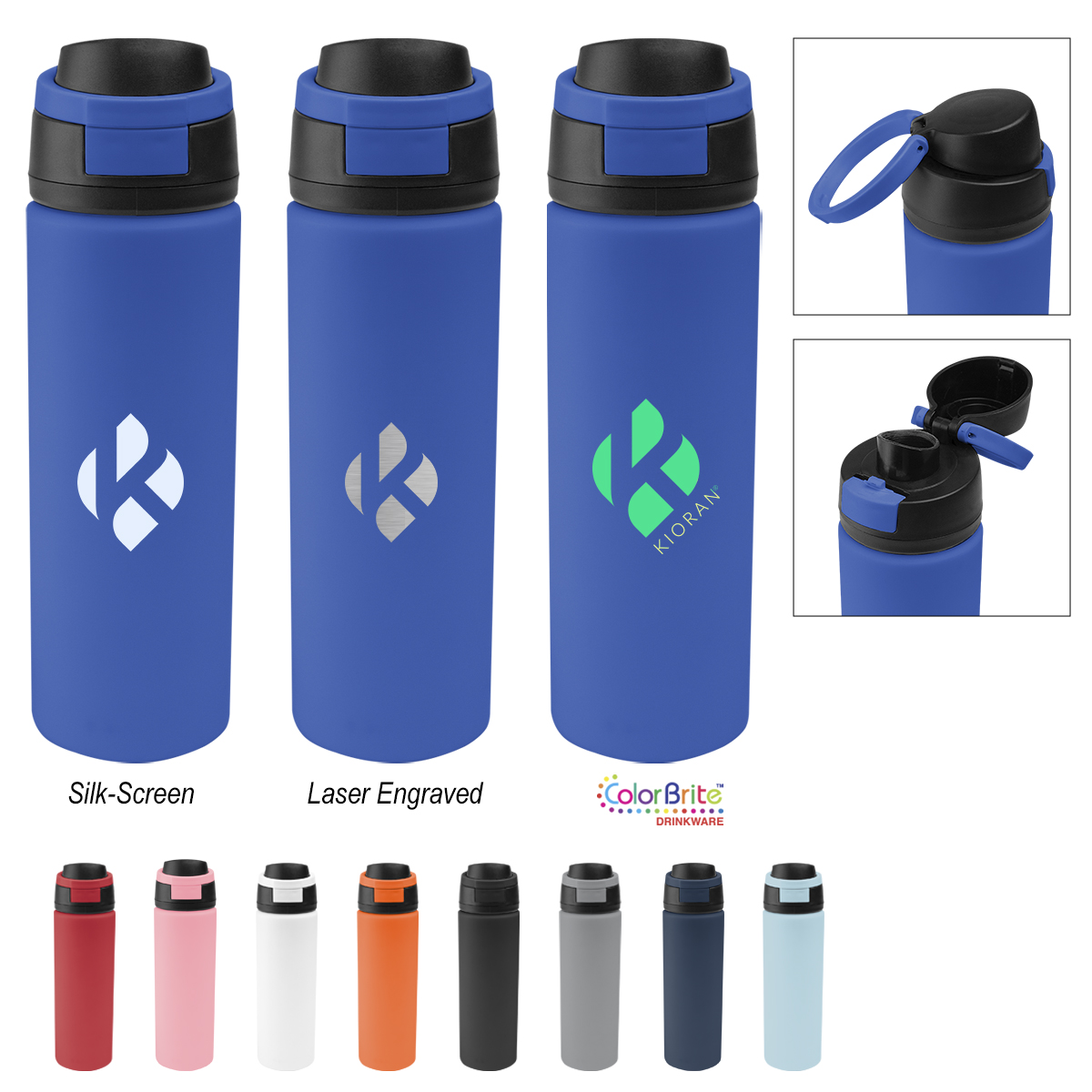 24 oz Pop Sip Recycled Bottle