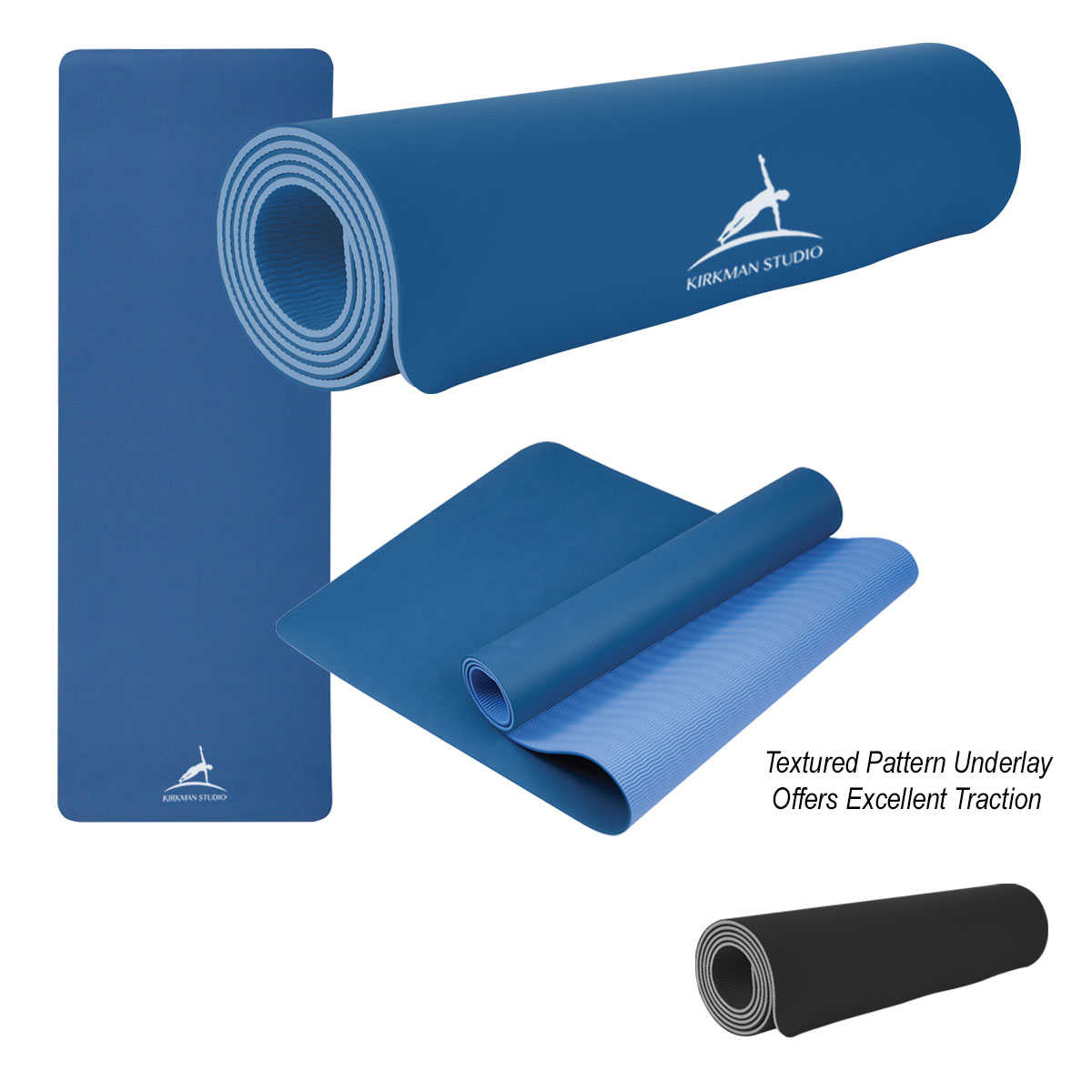 Two Tone Double Layer Yoga Mat