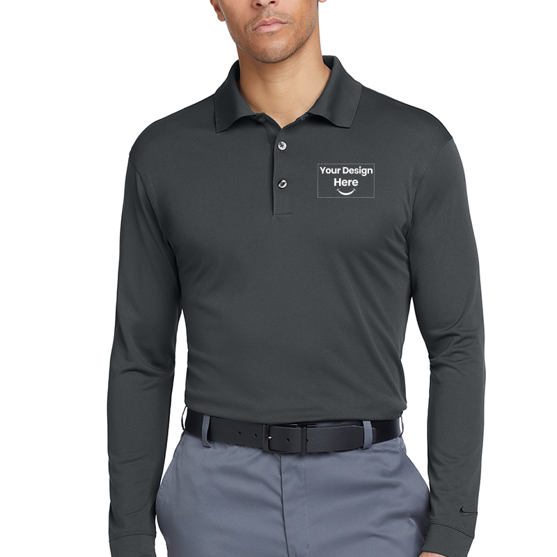 Nike Long Sleeve Dri-FIT Stretch Tech Polo. 466364