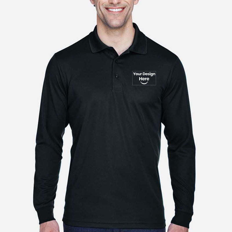 Men's Pinnacle Performance Long Sleeve Piqué Polo - 88192