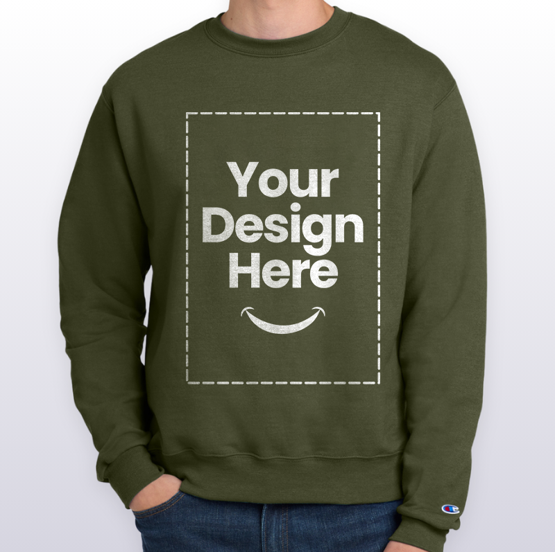 Champion Powerblend Crewneck Sweatshirt. S6000