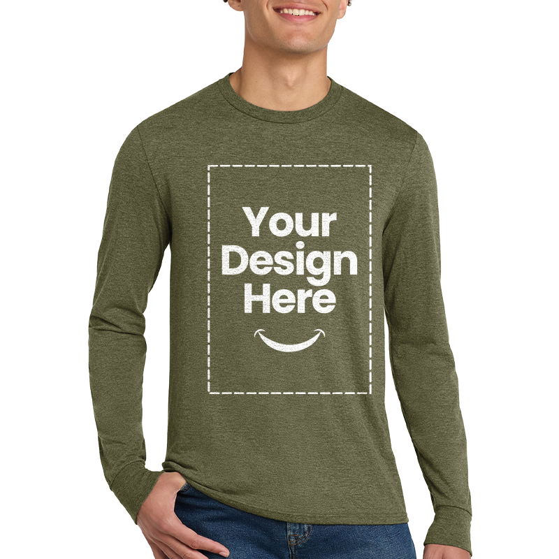 District Perfect Tri Long Sleeve Tee . DM132