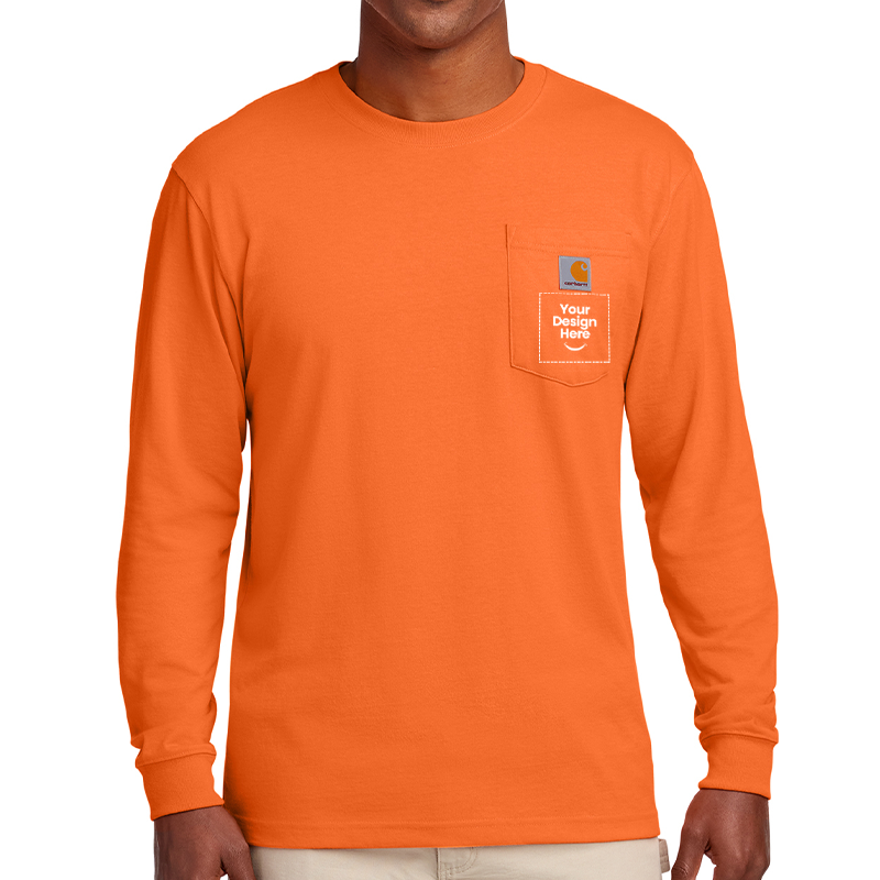 Carhartt Workwear Pocket Long Sleeve T-Shirt. CTK126