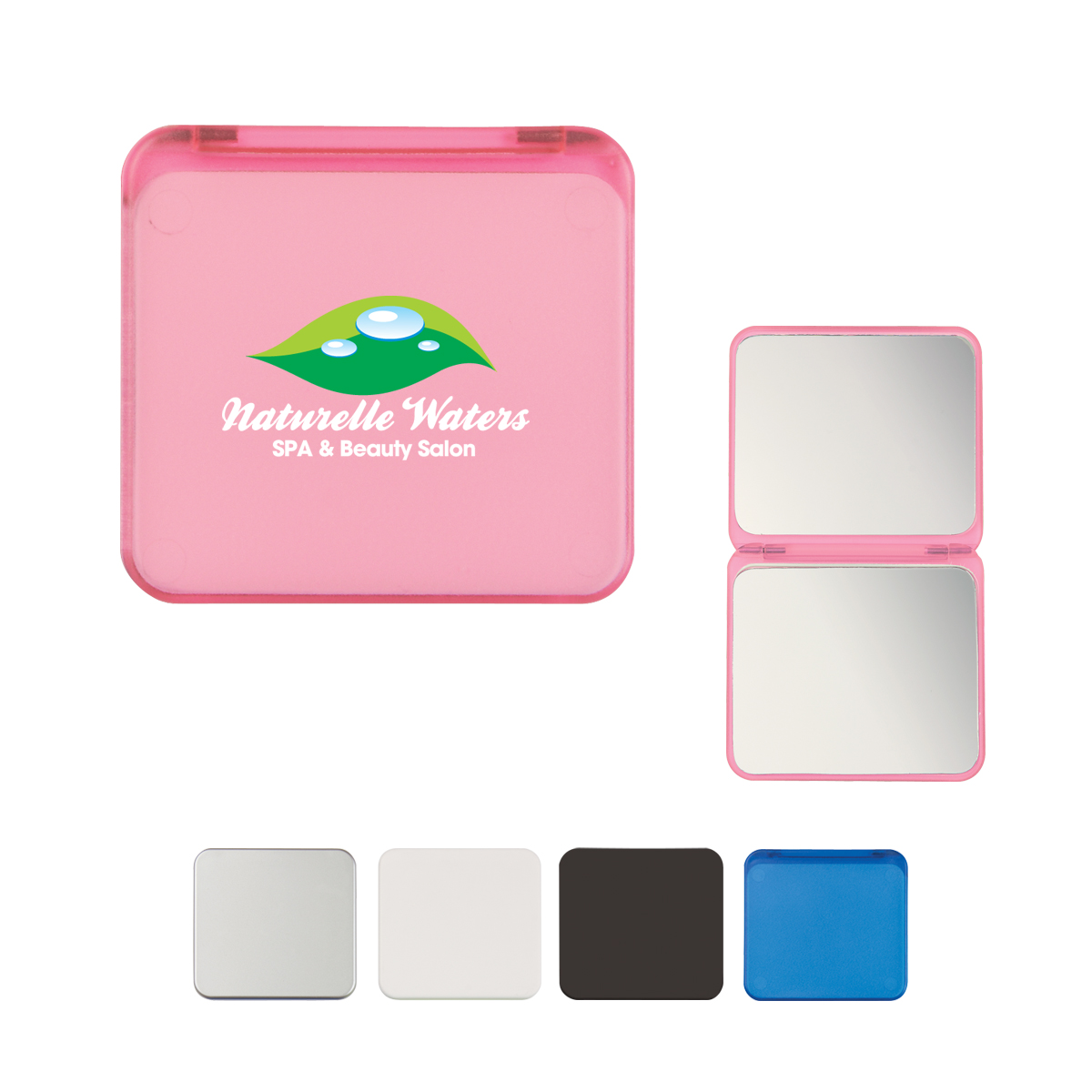 Compact Mirror with Dual Magnification
