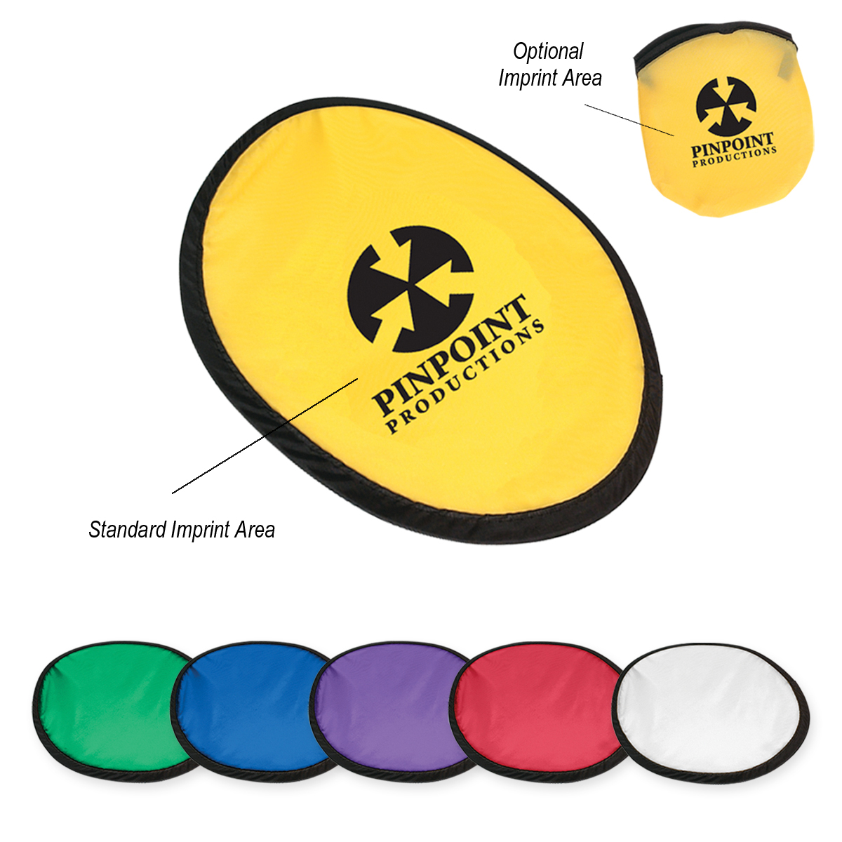 10" Flying Disk with Matching Pouch
