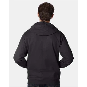 Unisex EcoSmart® Full-Zip Hooded Sweatshirt - P180 view 3