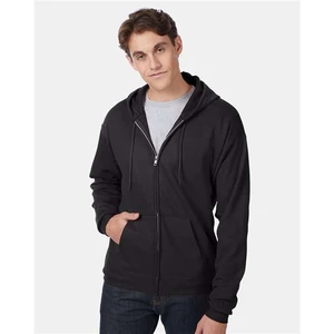 Unisex EcoSmart® Full-Zip Hooded Sweatshirt - P180 view 2