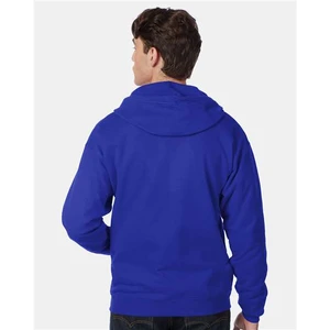 Unisex EcoSmart® Full-Zip Hooded Sweatshirt - P180 view 18