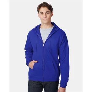 Unisex EcoSmart® Full-Zip Hooded Sweatshirt - P180 view 17