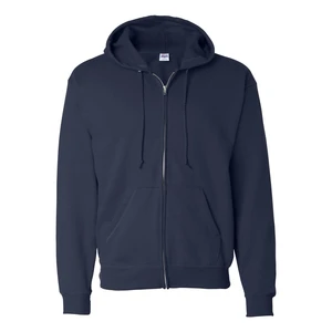 Unisex EcoSmart® Full-Zip Hooded Sweatshirt - P180 view 8