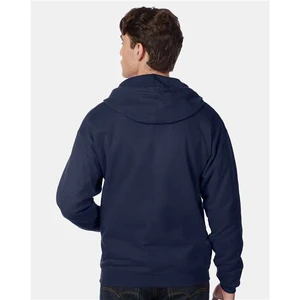 Unisex EcoSmart® Full-Zip Hooded Sweatshirt - P180 view 10