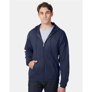 Unisex EcoSmart® Full-Zip Hooded Sweatshirt - P180 view 9