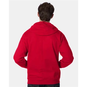 Unisex EcoSmart® Full-Zip Hooded Sweatshirt - P180 view 14