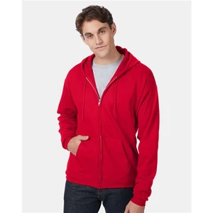 Unisex EcoSmart® Full-Zip Hooded Sweatshirt - P180 view 13
