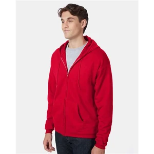 Unisex EcoSmart® Full-Zip Hooded Sweatshirt - P180 view 15