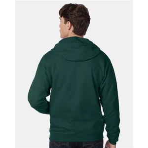 Unisex EcoSmart® Full-Zip Hooded Sweatshirt - P180 view 6