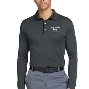 Nike Long Sleeve Dri-FIT Stretch Tech Polo. 466364