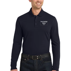 Port Authority EZCotton Long Sleeve Polo. K8000LS