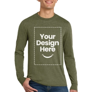 District Perfect Tri Long Sleeve Tee . DM132