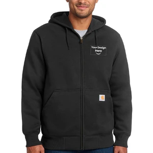Carhartt Rain Defender Paxton Heavyweight Hooded Zip-Front Sweatshirt. CT100614