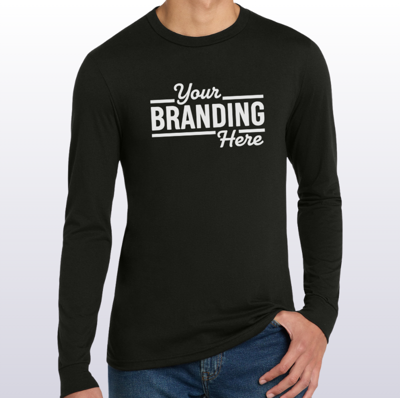 District Perfect Tri Long Sleeve Tee . DM132