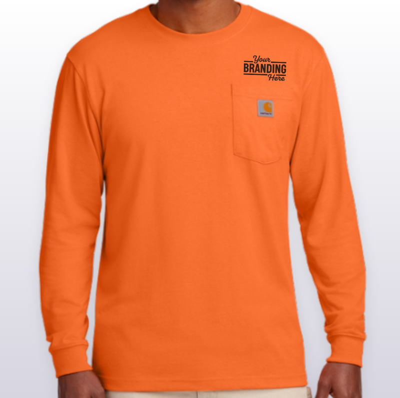 Carhartt Workwear Pocket Long Sleeve T-Shirt. CTK126