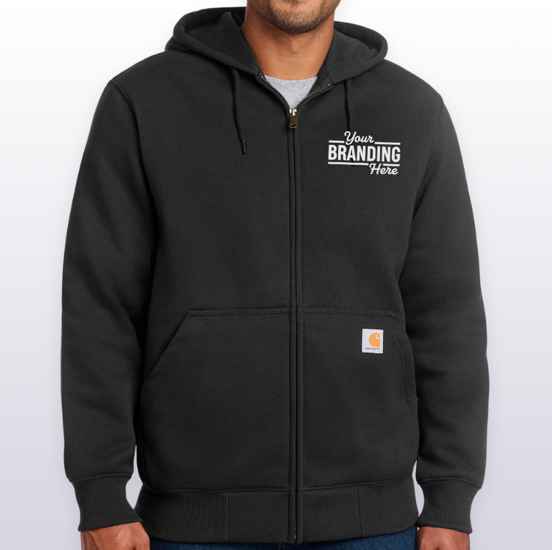 Carhartt Rain Defender Paxton Heavyweight Hooded Zip-Front Sweatshirt. CT100614