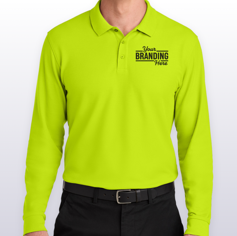 Port Authority Wearever Signature Pique Long Sleeve Polo K200LS