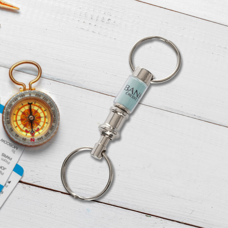 Pull-A-Part Key Tag