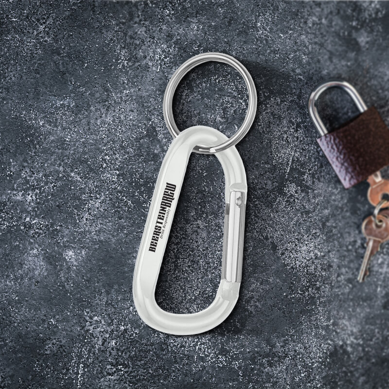 6mm Carabiner With Split Ring