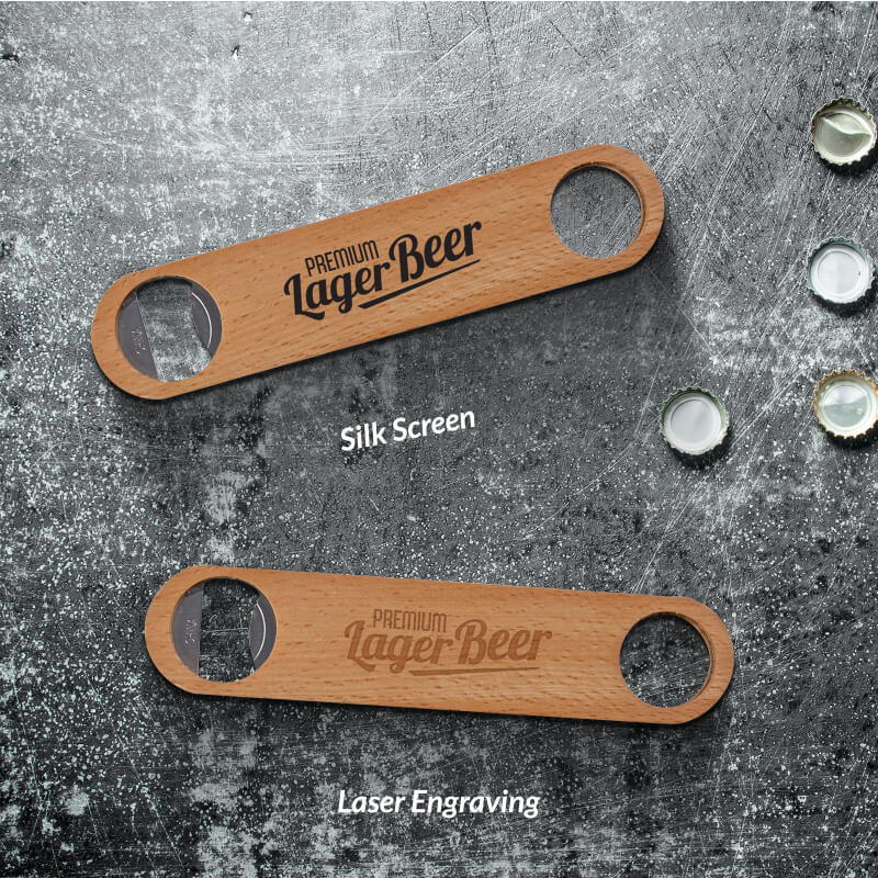 Large Wood Bottle Opener