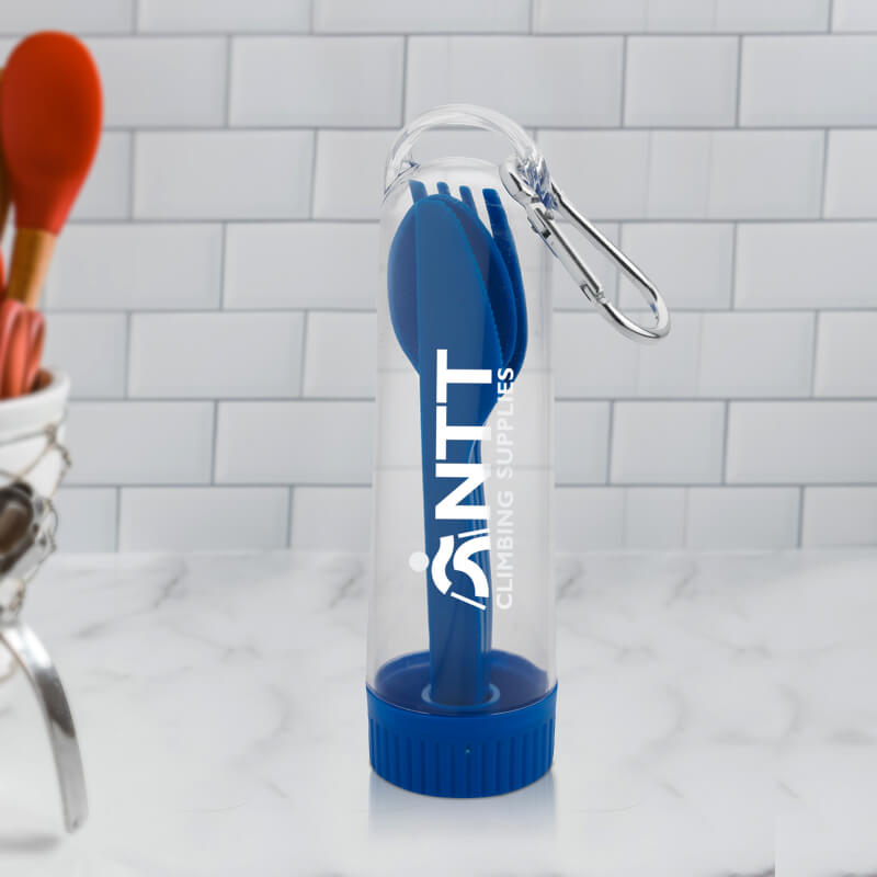 Utensil Kit With Carabiner