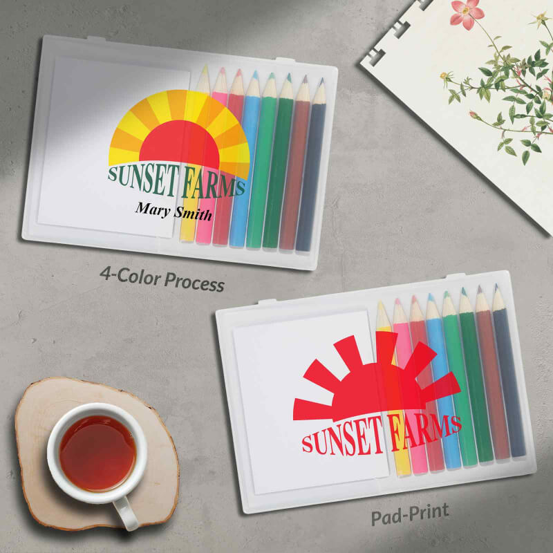8-Piece Colored Pencil Art Set In Case