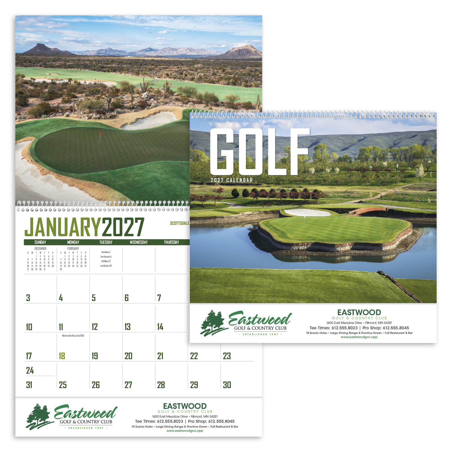 TriumphÂ® Calendars Golf Calendar