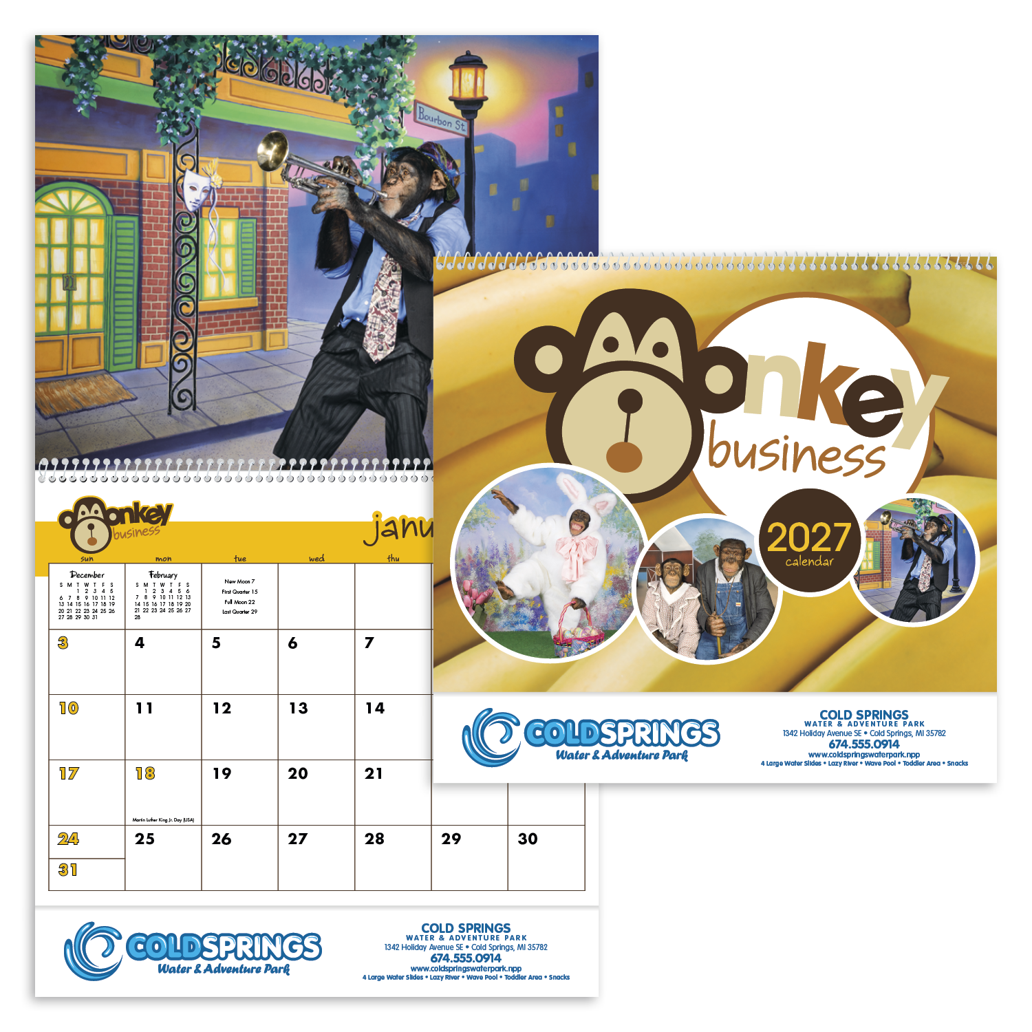 TriumphÂ® Calendars Monkey Business Calendar