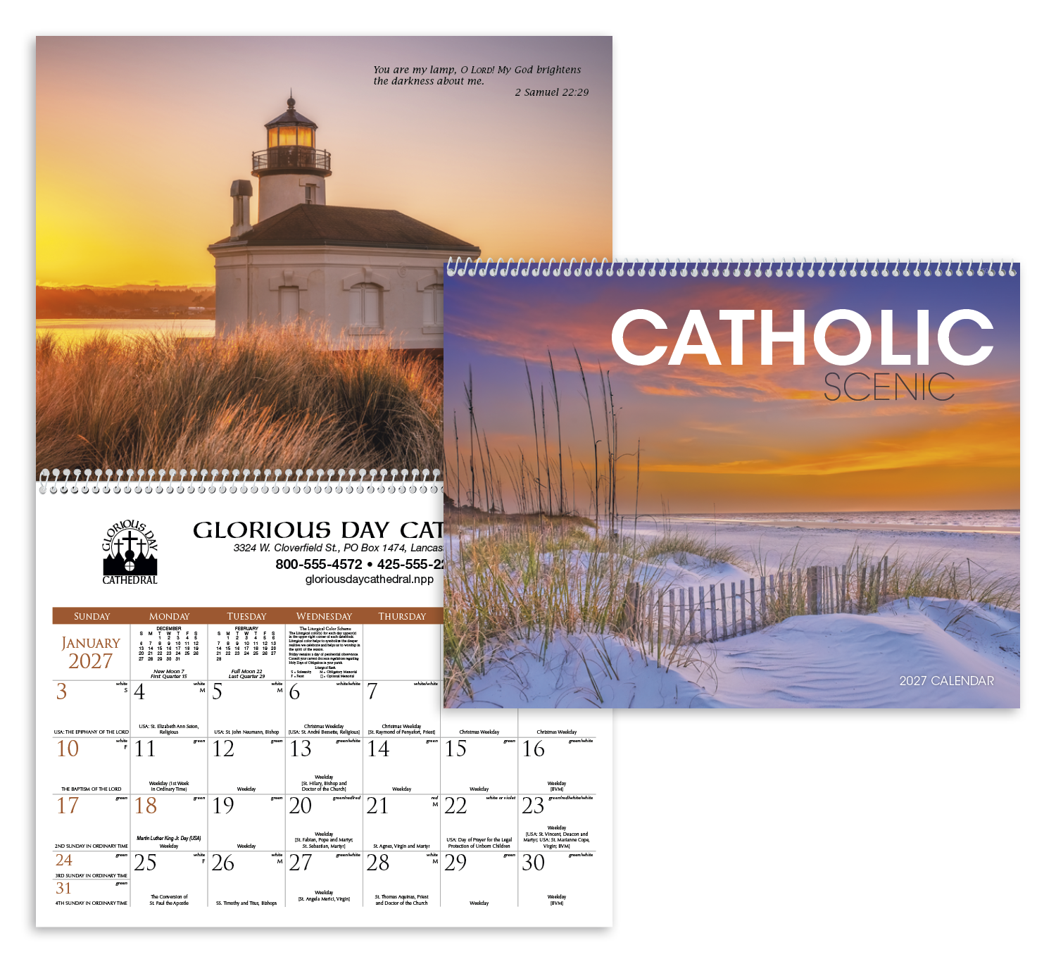 TriumphÂ® Calendars Catholic Scenic Calendar
