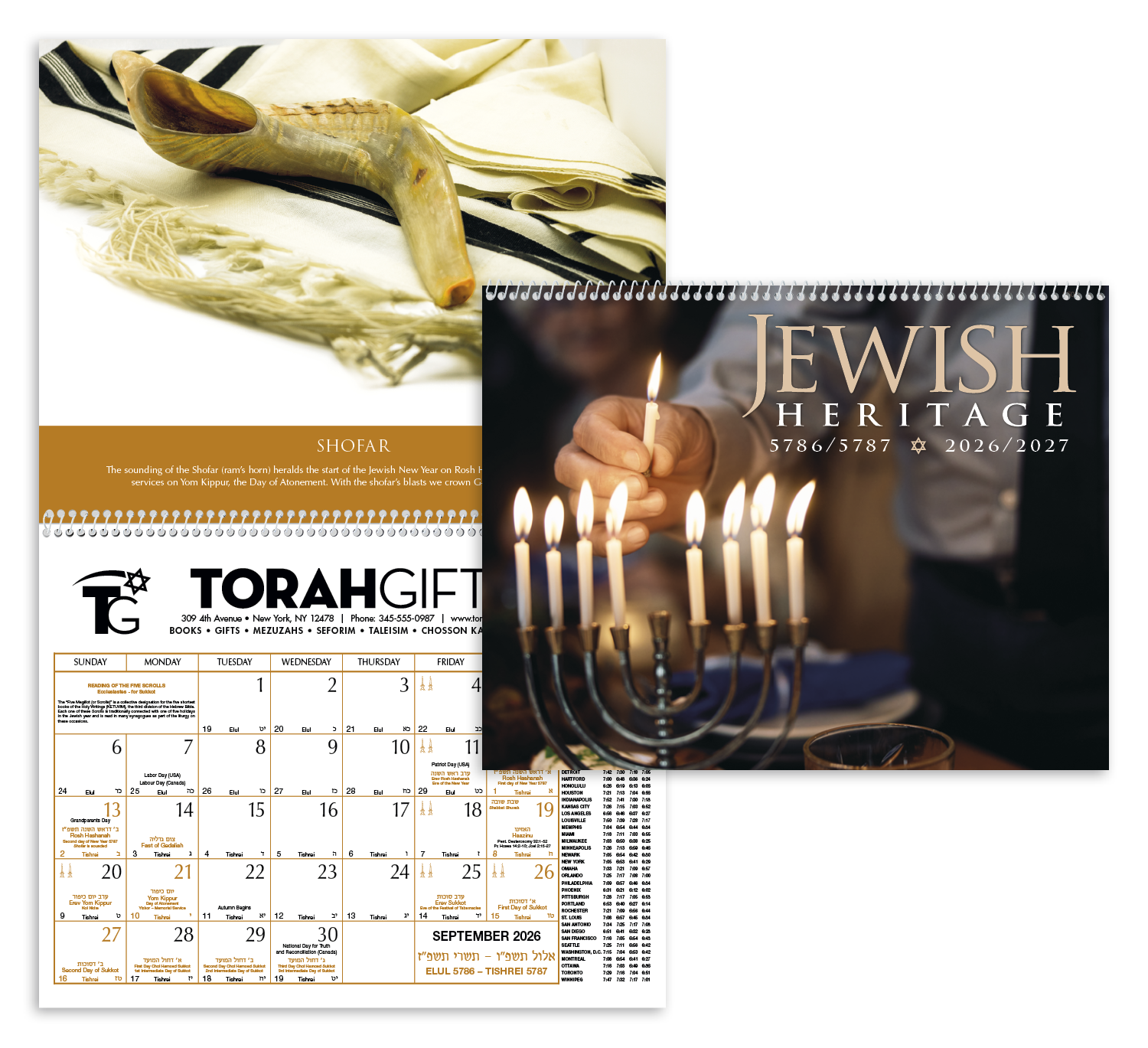 TriumphÂ® Calendars Jewish Heritage Calendar
