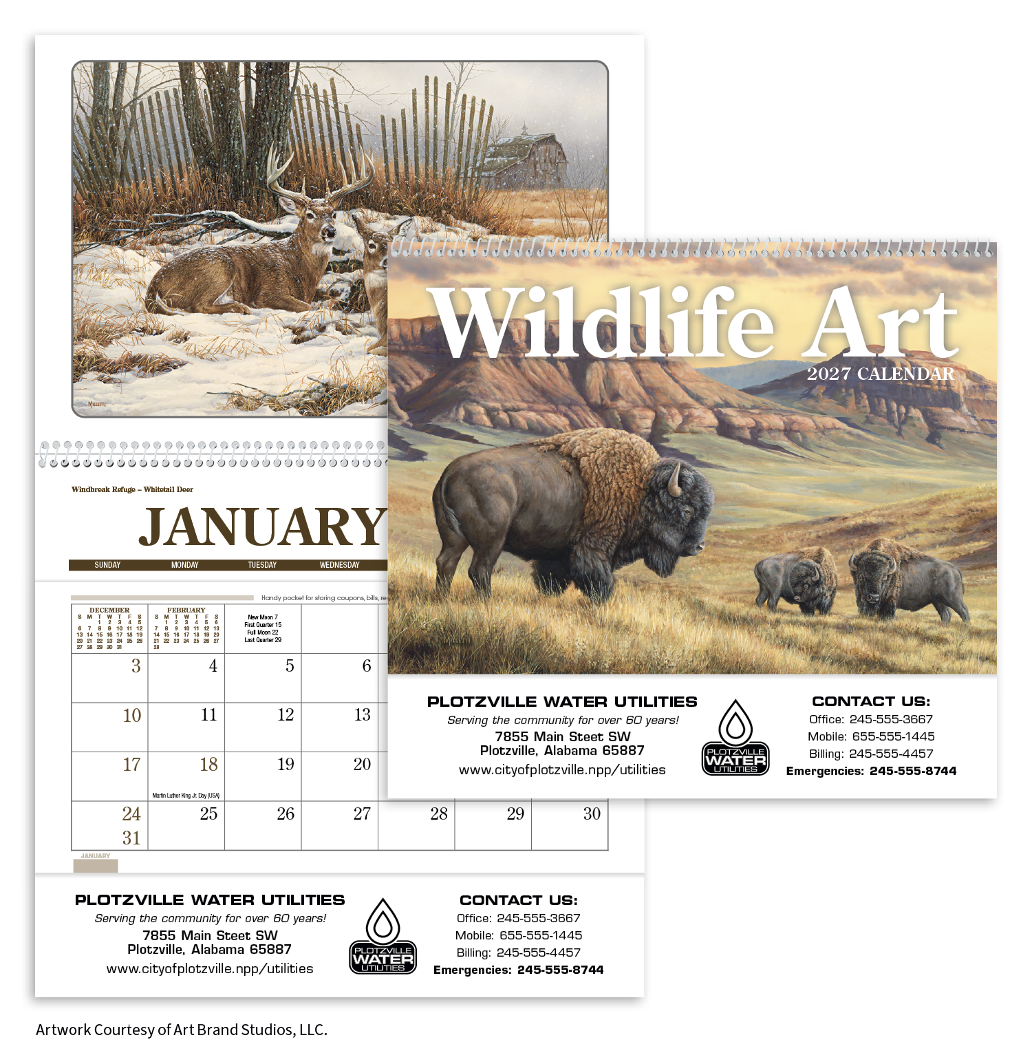 TriumphÂ® Calendars Wildlife Art Pocket Calendar