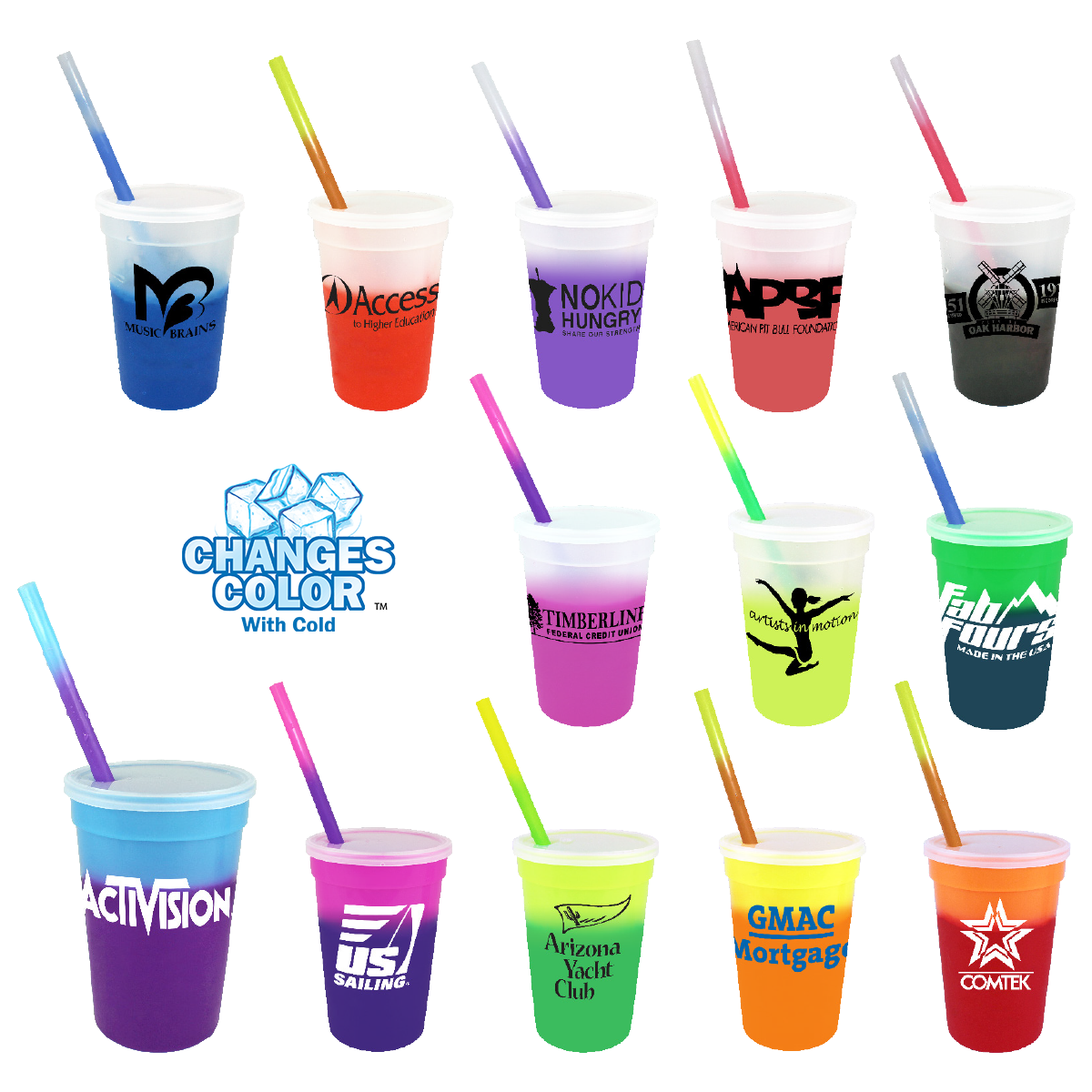 Mood™ 17 oz. Stadium Cup/Straw/Lid Set