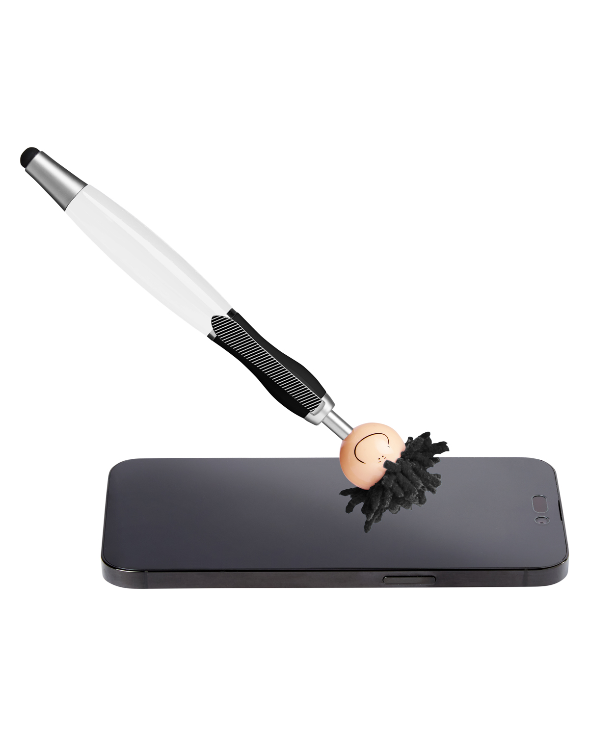 Multicultural Screen Cleaner With Stylus Pen