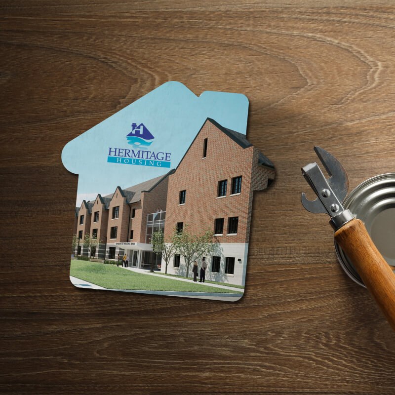 House Shaped Dye Sublimated Jar Opener or Gripper