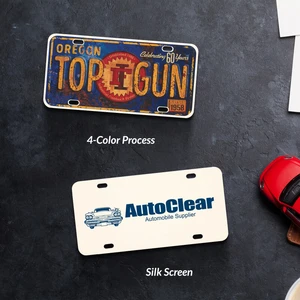 Aluminum Custom License Plate