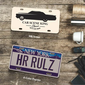 Custom License Plate 0.075