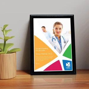 7" x 9" Full Color Plaque